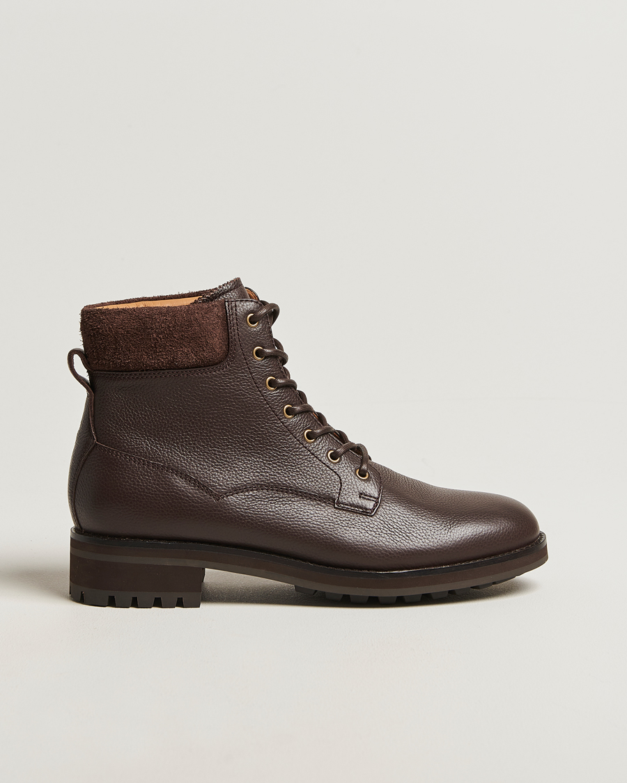 Heren | Laarzen | Polo Ralph Lauren | Bryson Mid Boot Dark Brown Calf