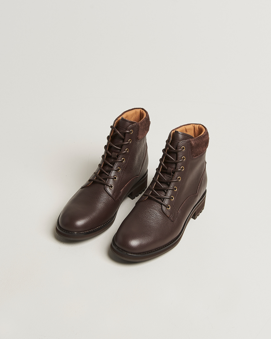 Heren | Laarzen | Polo Ralph Lauren | Bryson Mid Boot Dark Brown Calf