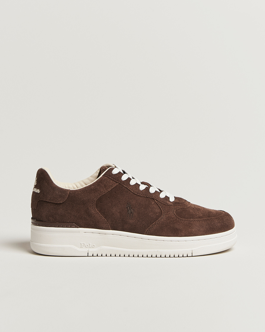 Heren | Sneakers | Polo Ralph Lauren | Masters Court Sneakers Chocolate Brown