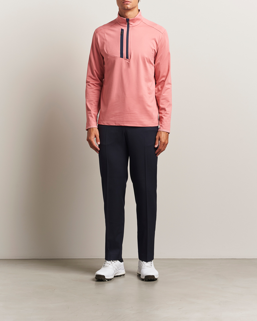 Heren | Truien | RLX Ralph Lauren | Luxury Jersey Half Zip Desert Rose