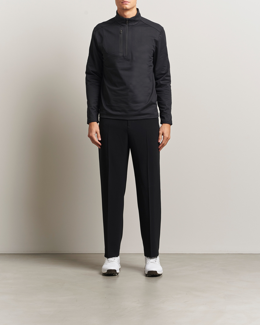 Heren | Truien | RLX Ralph Lauren | Luxury Jersey Half Zip Polo Black