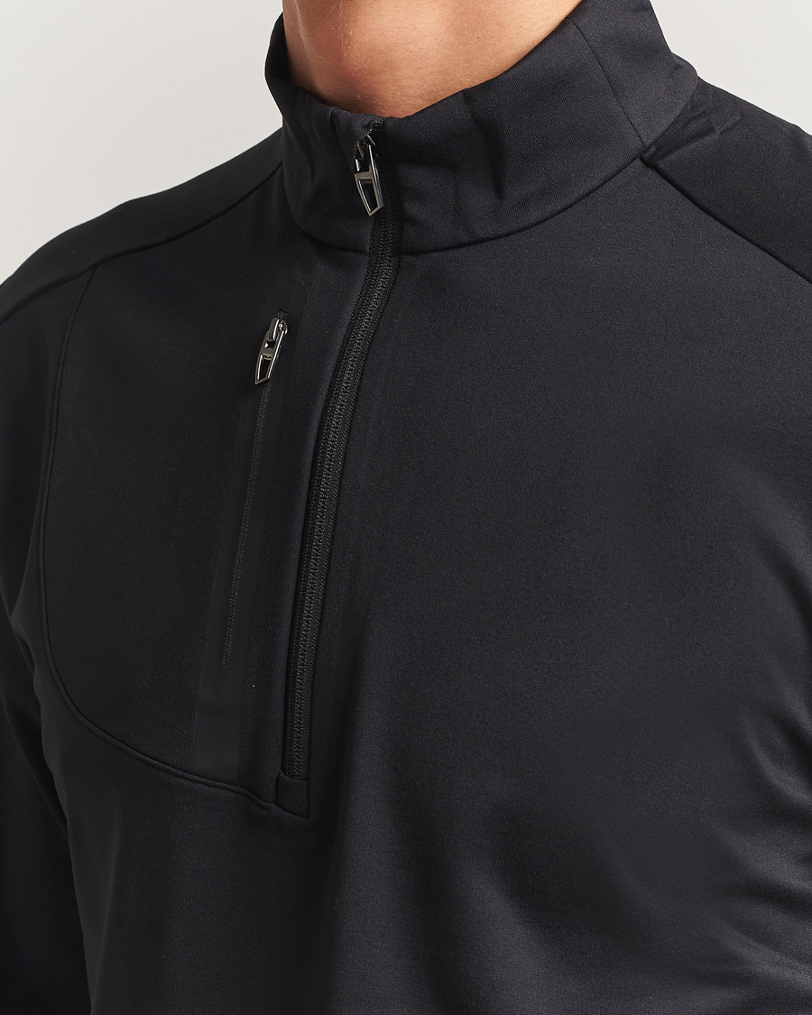 Heren | Truien | RLX Ralph Lauren | Luxury Jersey Half Zip Polo Black