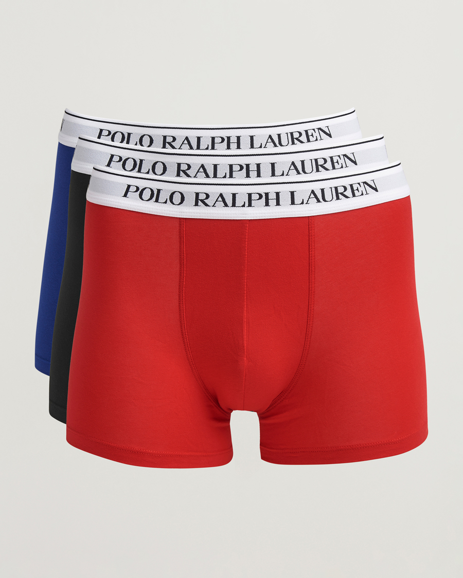 Heren | Ondergoed | Polo Ralph Lauren | 3-Pack Trunk RL Red/Heritage Royal/Black