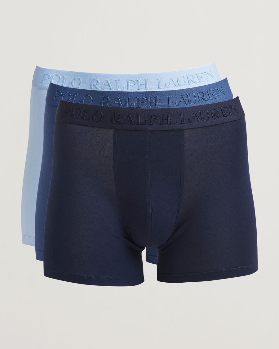 Heren | Ondergoed | Polo Ralph Lauren | 3-Pack Boxer Briefs Blue