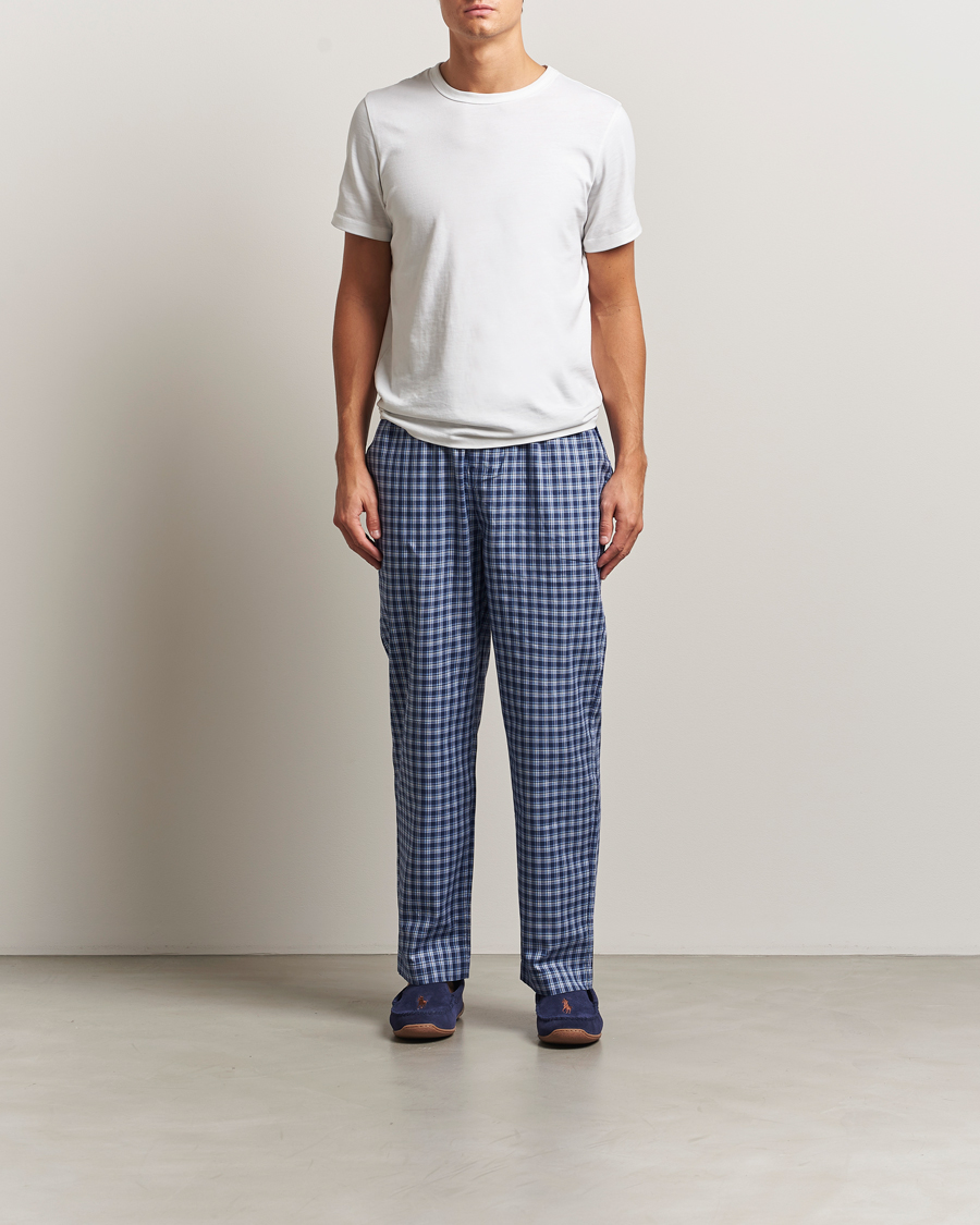 Heren | Pyjama's en gewaden | Polo Ralph Lauren | Cotton Checked Pyjama Pants Navy