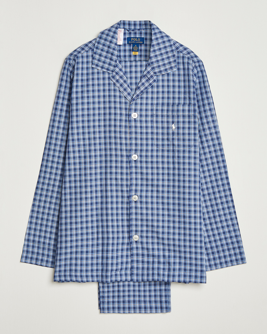 Heren | Pyjama's en gewaden | Polo Ralph Lauren | Cotton Checked Pyjama Set Navy