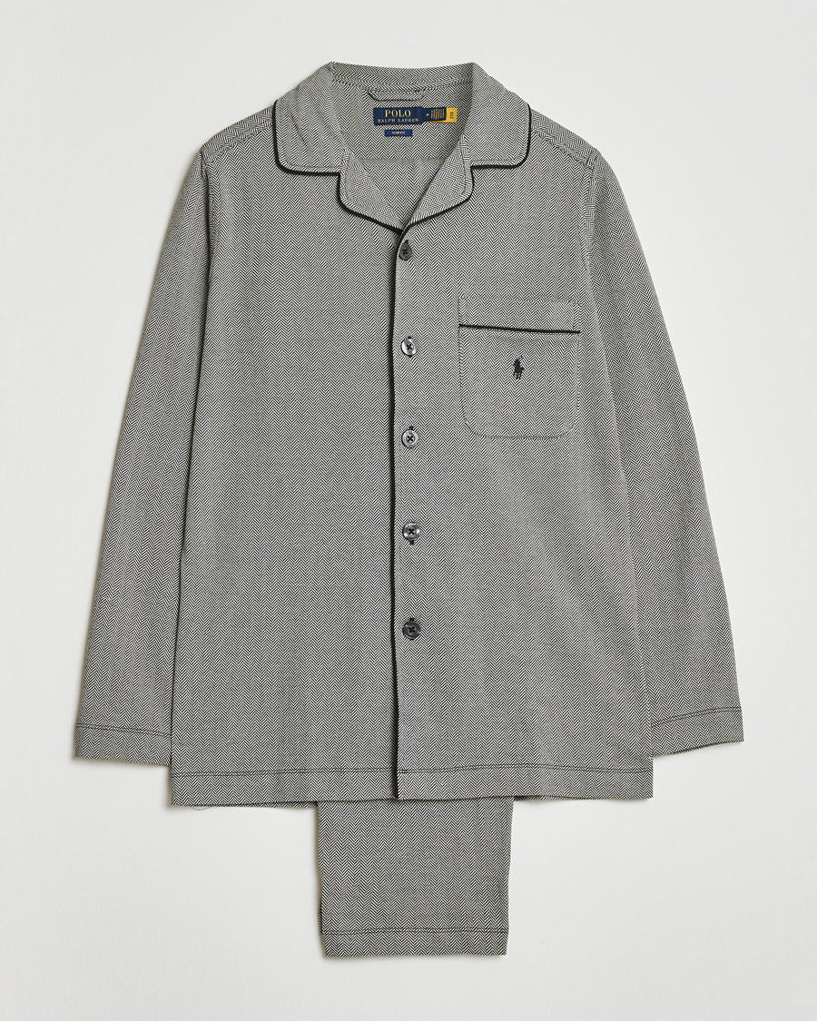 Heren | Pyjama's en gewaden | Polo Ralph Lauren | Cotton Lounge Set Black/Cream