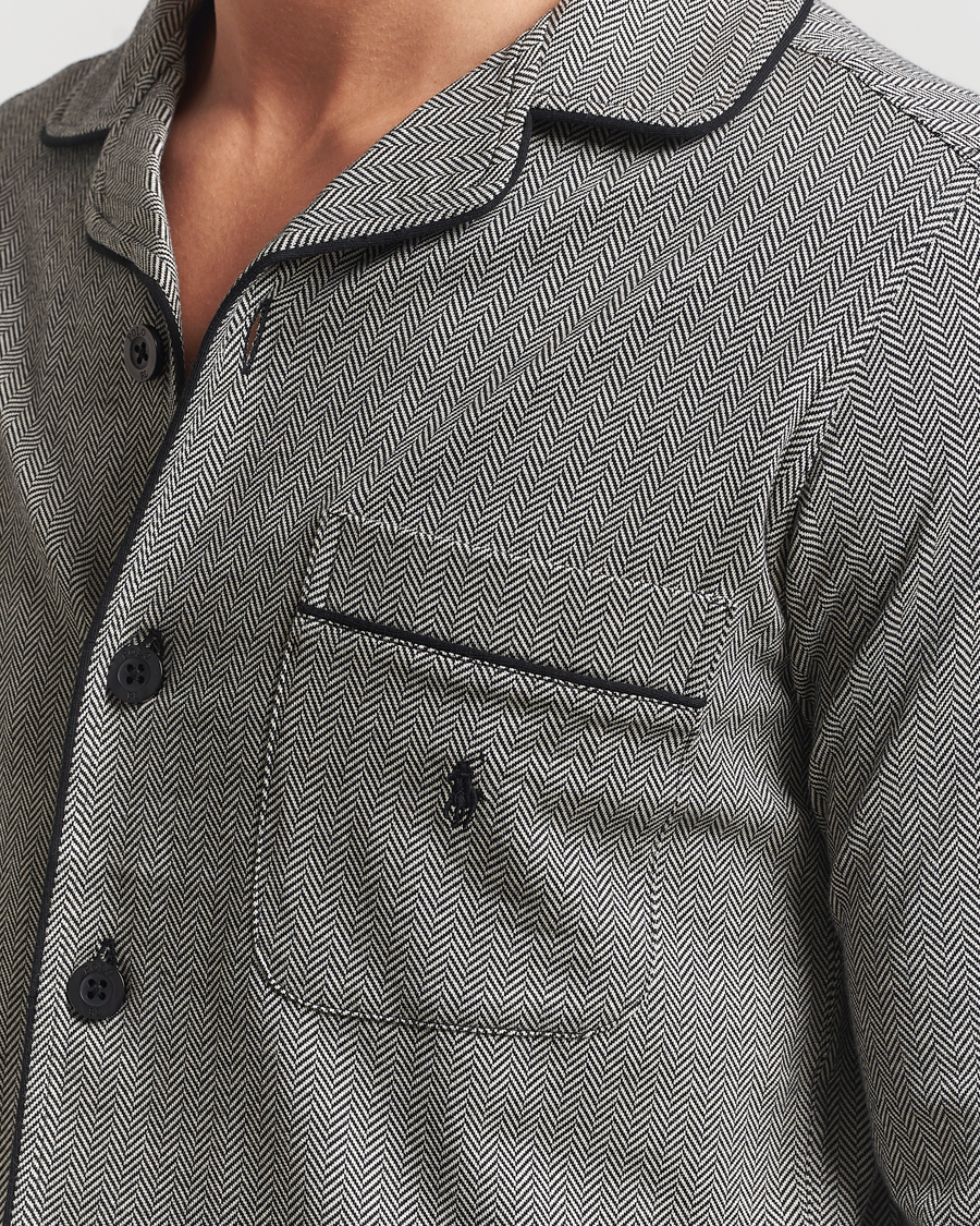Heren | Pyjama's en gewaden | Polo Ralph Lauren | Cotton Lounge Set Black/Cream