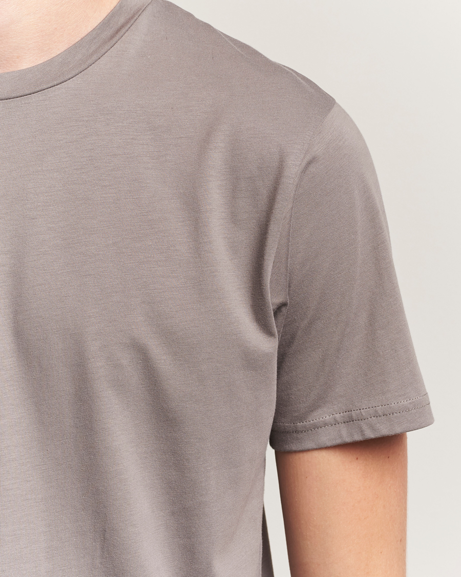 Heren | T-shirts | Sunspel | Riviera Midweight T-Shirt Iron Grey