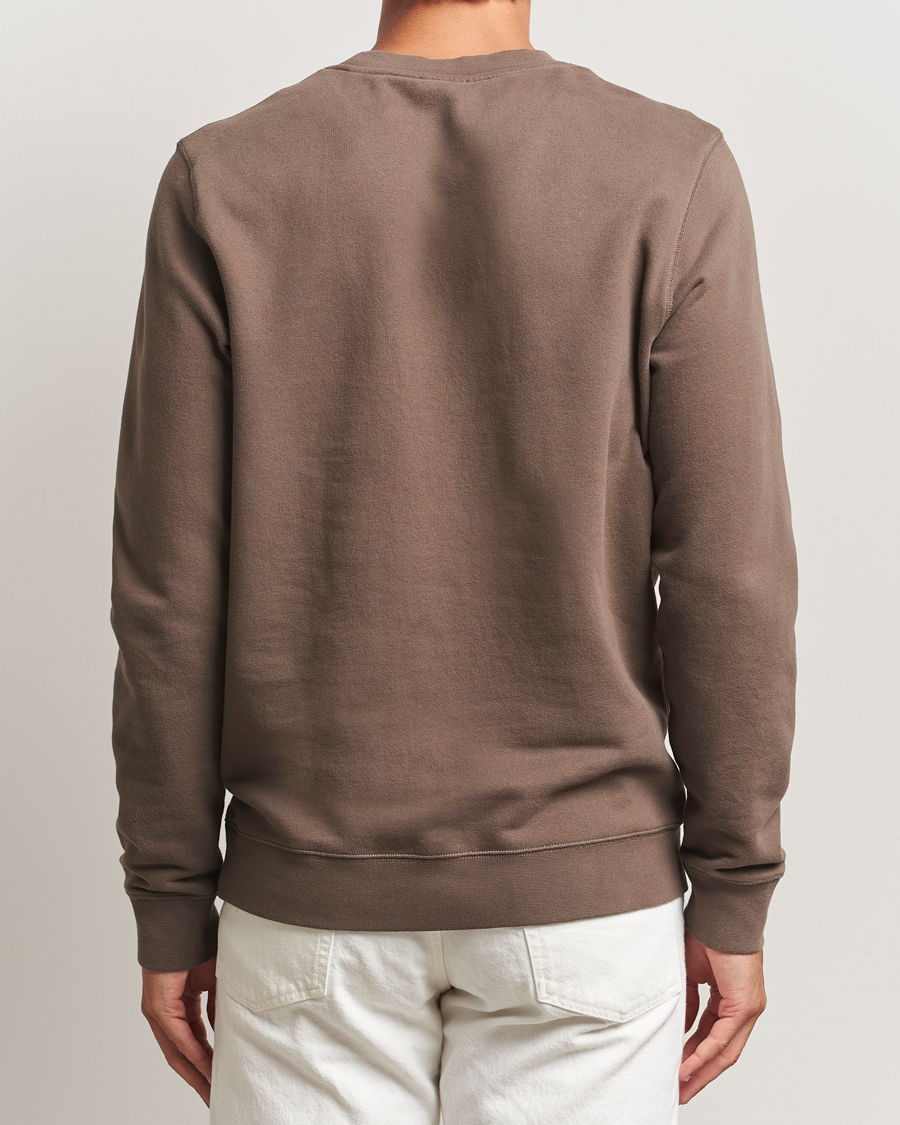Heren | Truien | Sunspel | Loopback Sweatshirt Bark