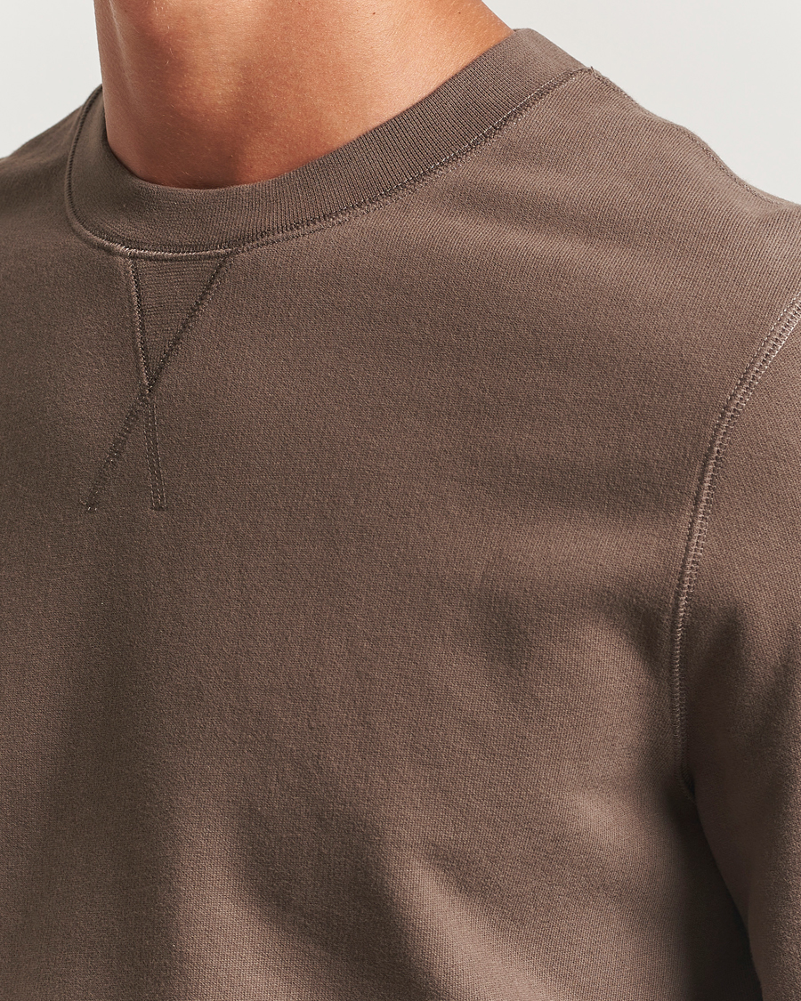 Heren | Truien | Sunspel | Loopback Sweatshirt Bark