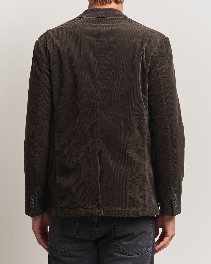 Heren | Blazers | Sunspel | Relaxed Corduroy Blazer Coffee