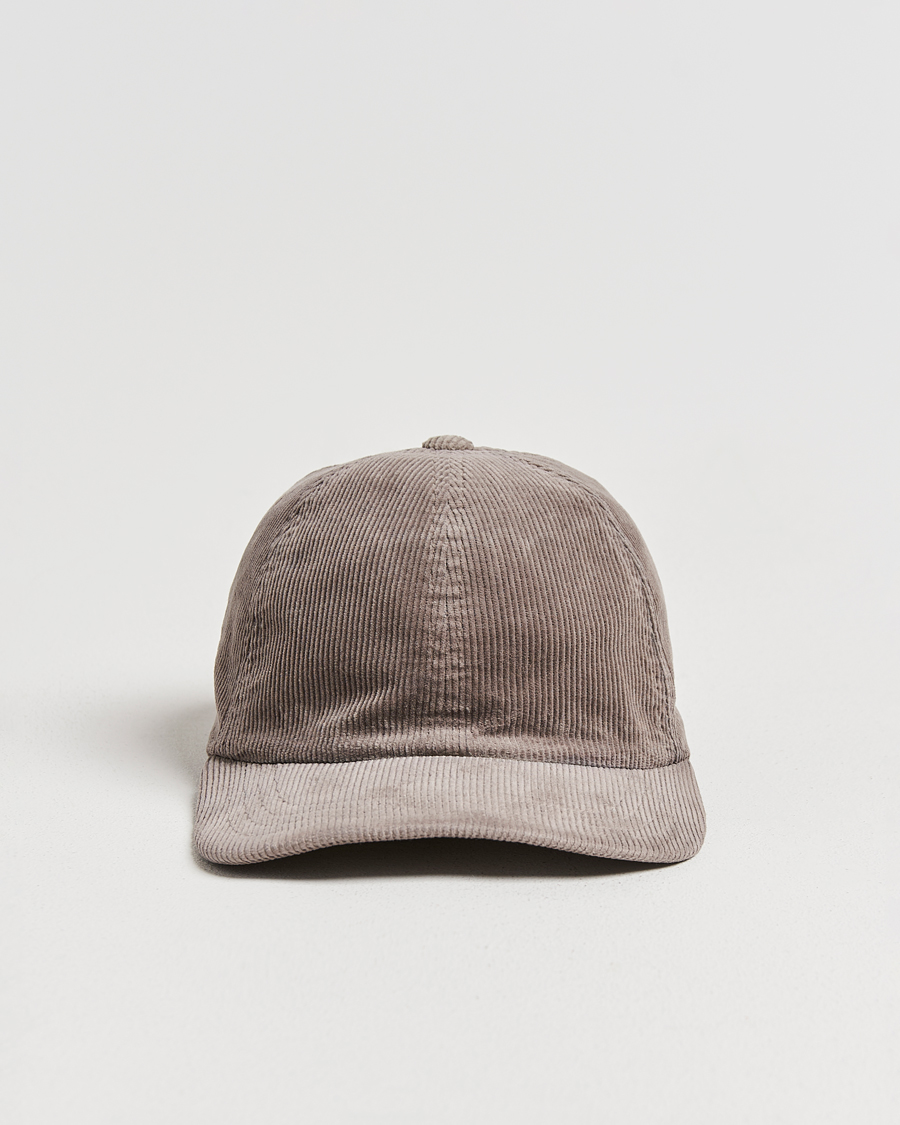 Heren | Hoeden en petten | Sunspel | Corduroy Cap Bark