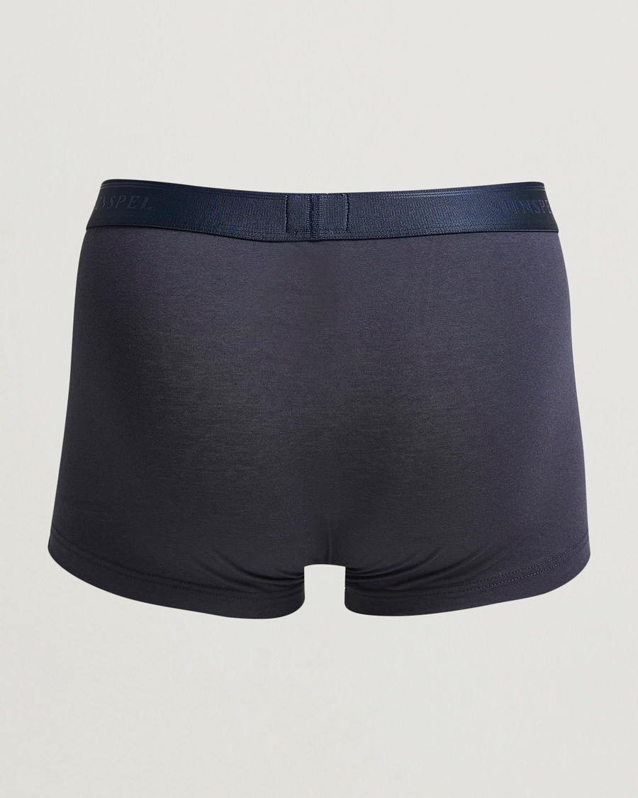 Heren | Ondergoed | Sunspel | 3-Pack Cotton Stretch Trunk Navy