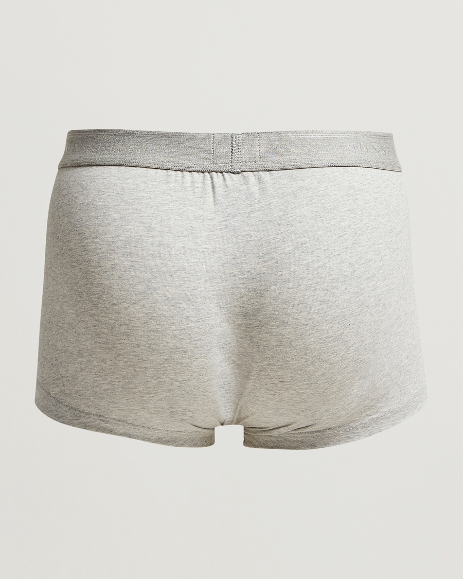 Heren | Ondergoed | Sunspel | 3-Pack Cotton Stretch Trunk Grey
