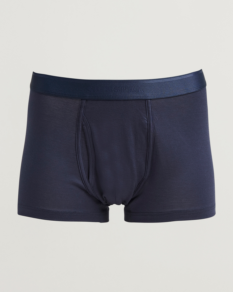 Heren | Ondergoed | Sunspel | Superfine Cotton Trunk Navy