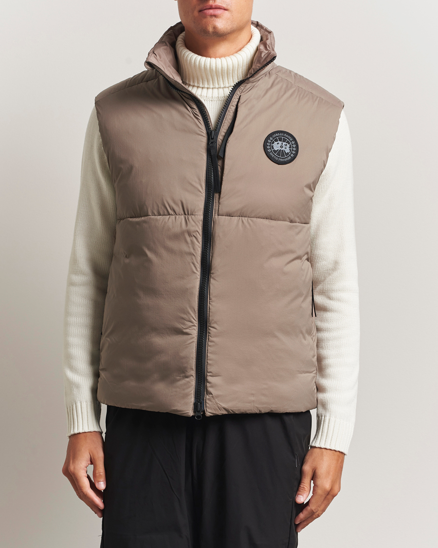 Heren | Gilets | Canada Goose Black Label | Lodge Vest Taupe