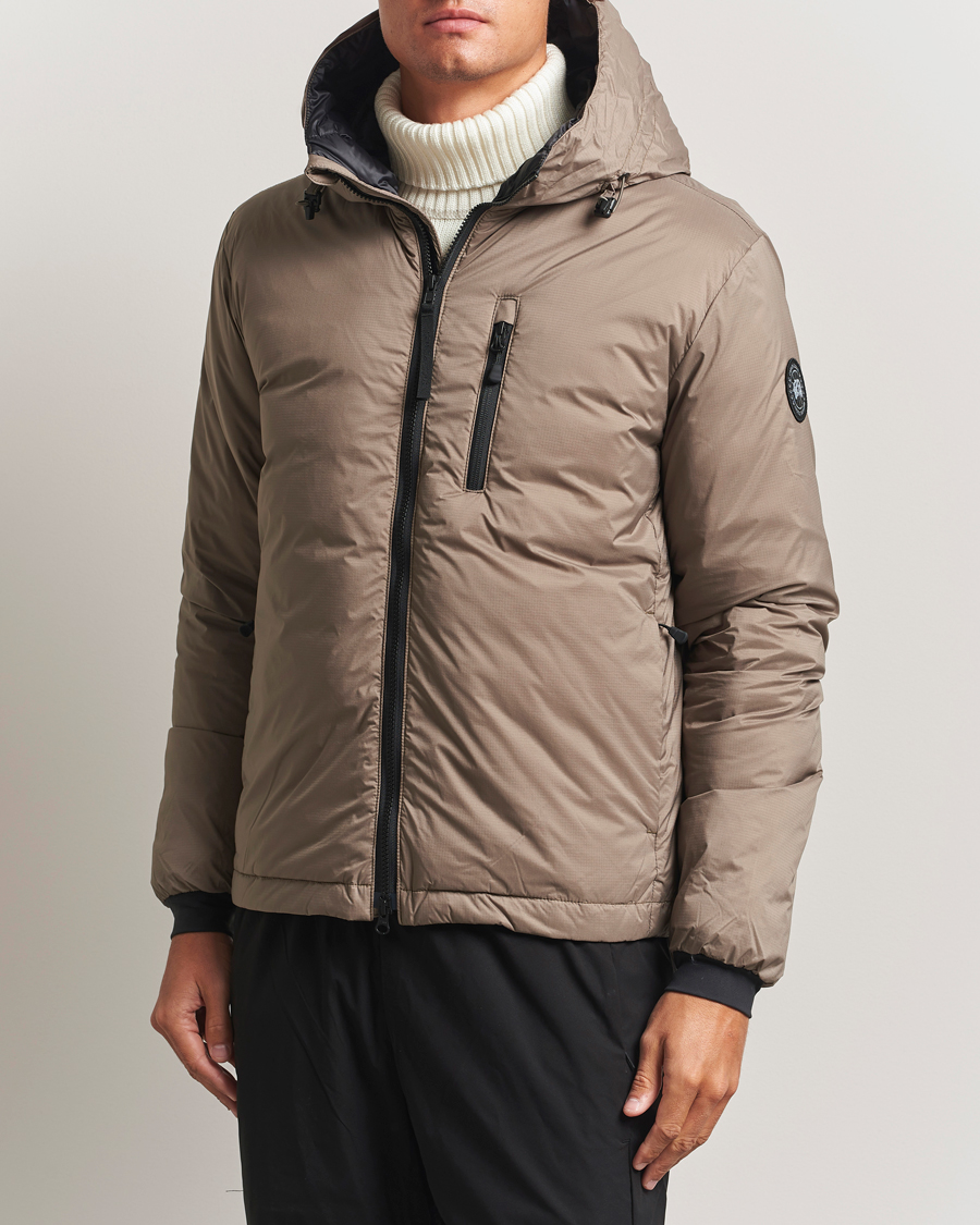 Heren | Jassen | Canada Goose Black Label | Lodge Hoody Taupe