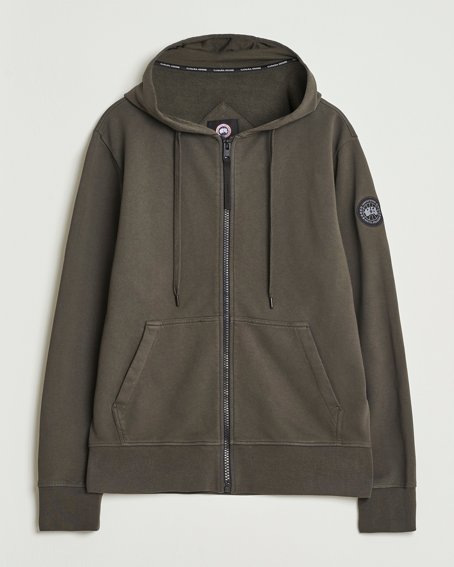 Heren | Truien | Canada Goose Black Label | Huron Full Zip Hoodie Volcano