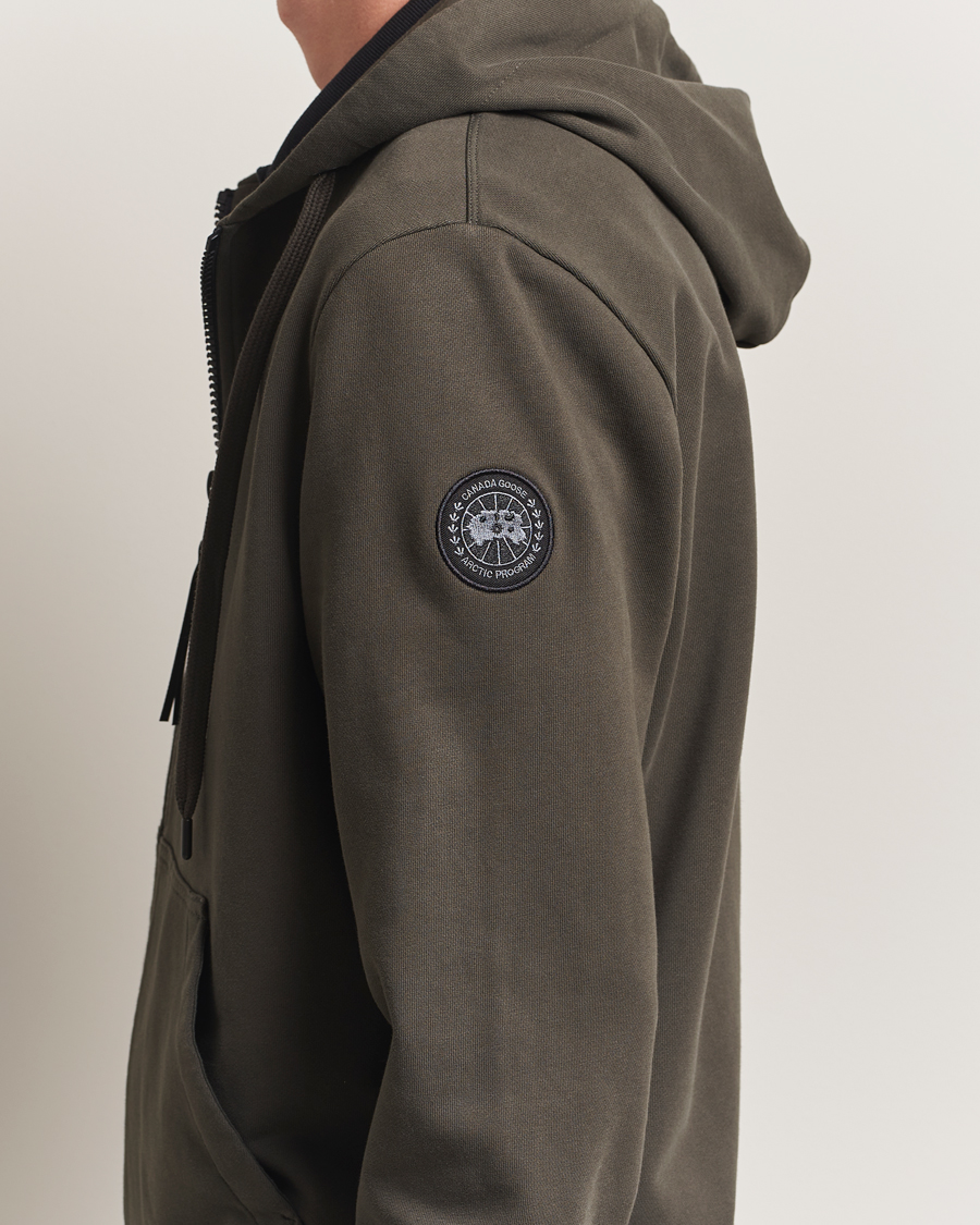 Heren | Truien | Canada Goose Black Label | Huron Full Zip Hoodie Volcano