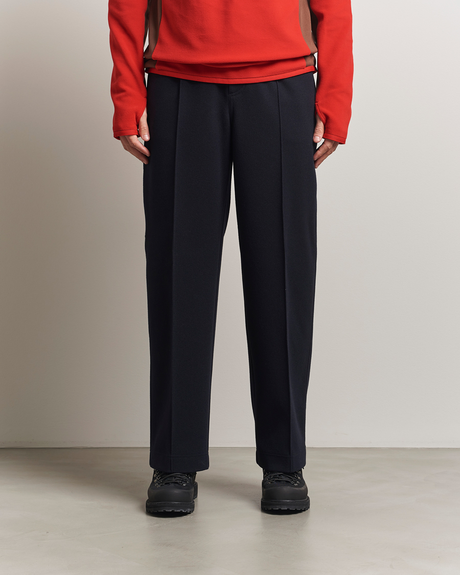 Heren | Broeken | Moncler Grenoble | Brushed Cotton Drawstring Pants Navy