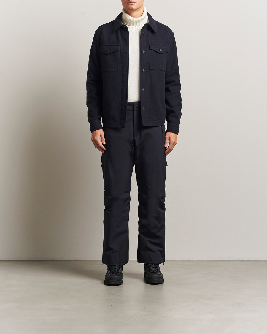 Heren | Jassen | Moncler Grenoble | Brushed Cotton Overshirt Navy