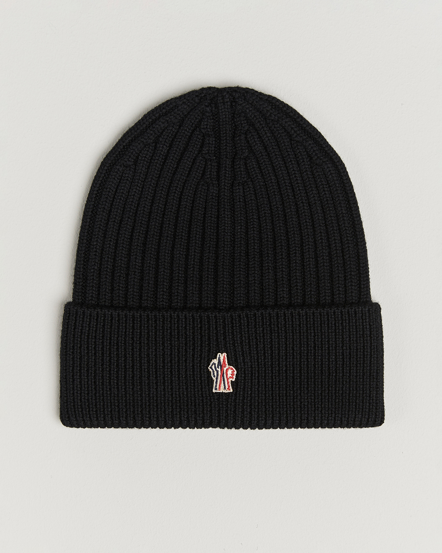 Heren | Mutsen | Moncler Grenoble | Rib Wool Beanie Black