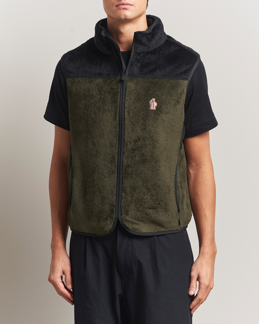 Heren | Gilets | Moncler Grenoble | Insulated Fleece Vest Forest Green
