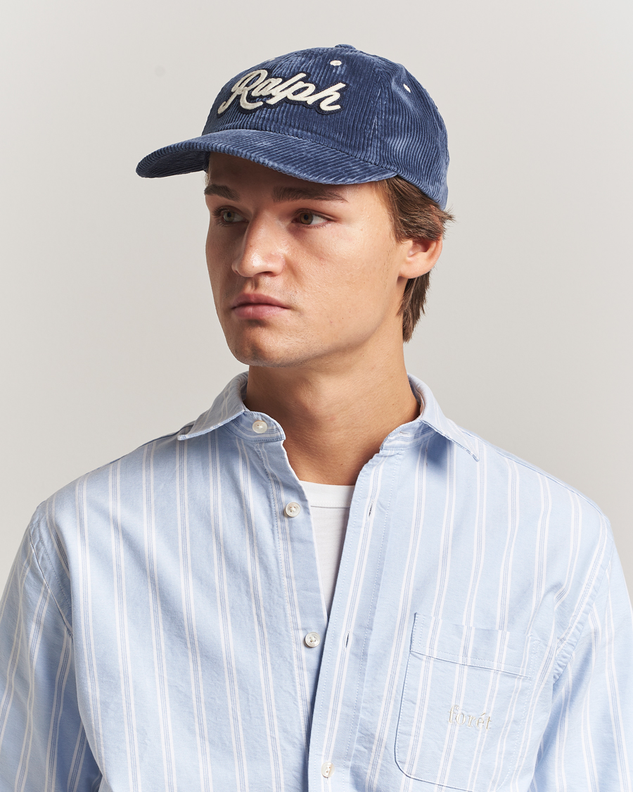 Heren | Hoeden en petten | Polo Ralph Lauren | Retro Corduroy Cap Boston Navy