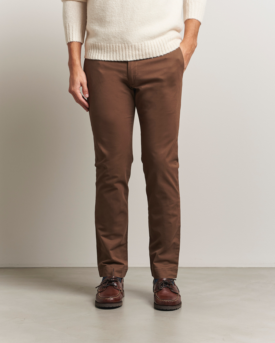 Heren | Broeken | Polo Ralph Lauren | Hudson Slim Fit Stretch Chinos Chestnut