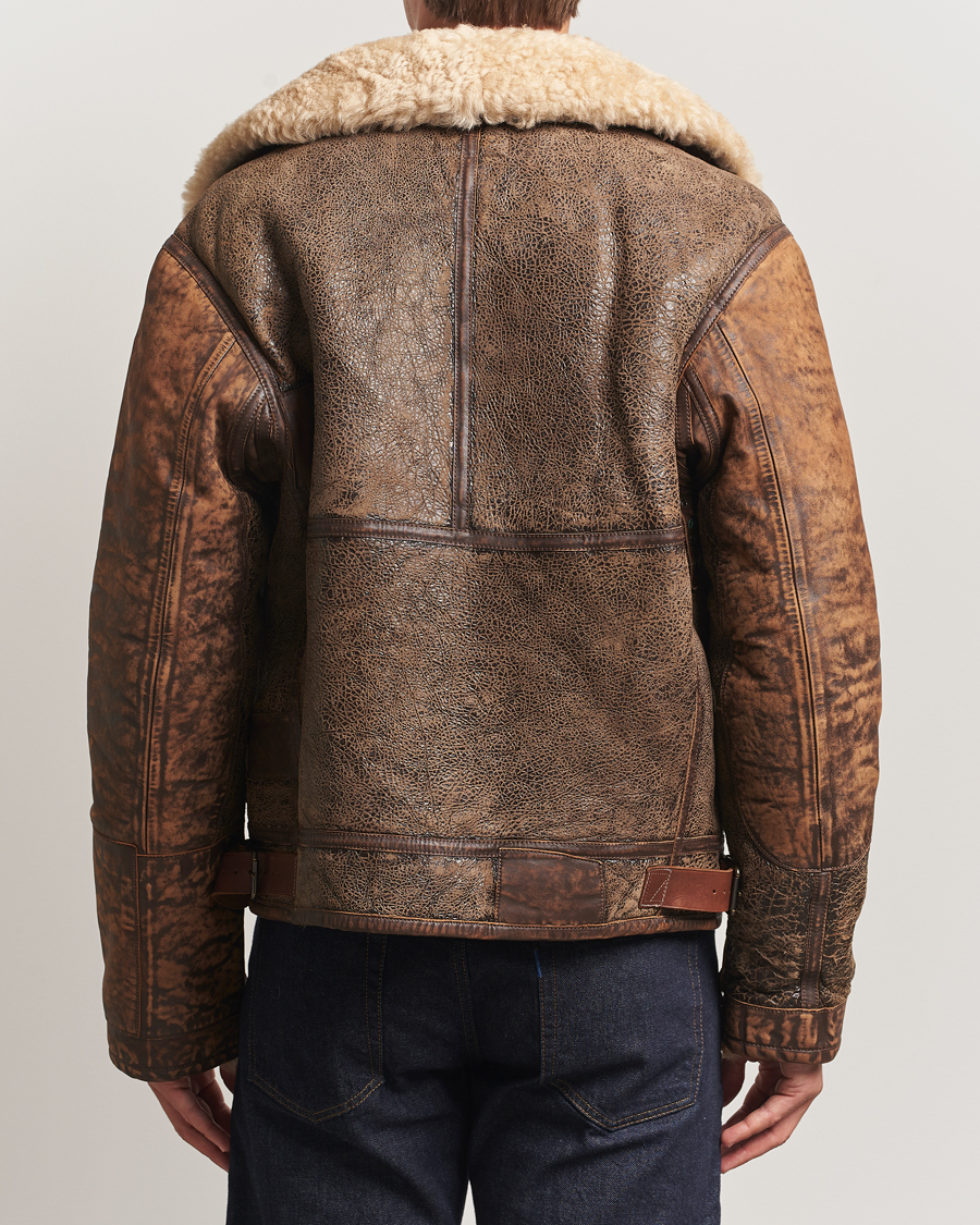 Heren | Jassen | Polo Ralph Lauren | Sherling Lined Bomber Jacket Brown Earth