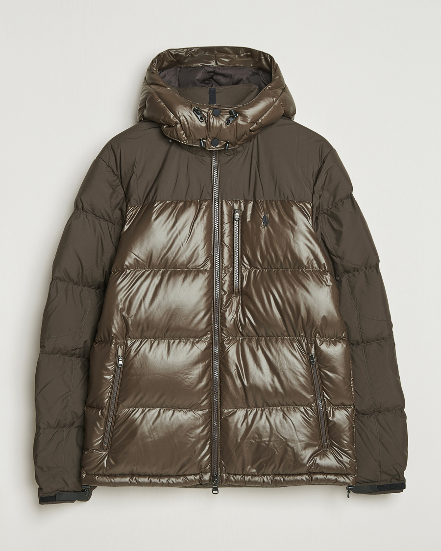 Heren | Jassen | Polo Ralph Lauren | Gorham Mixed Glossy Down Jacket Antique Brown