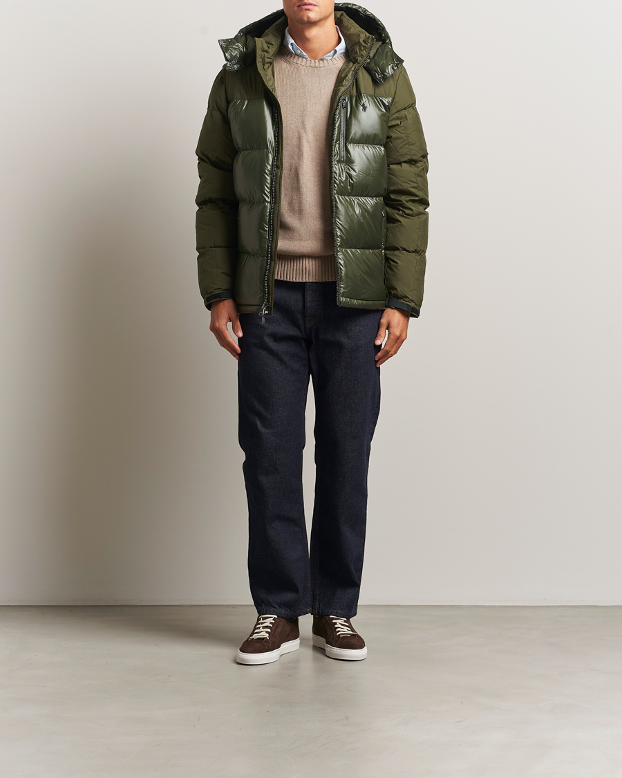 Heren | Jassen | Polo Ralph Lauren | Gorham Mixed Glossy Down Jacket Dark Loden