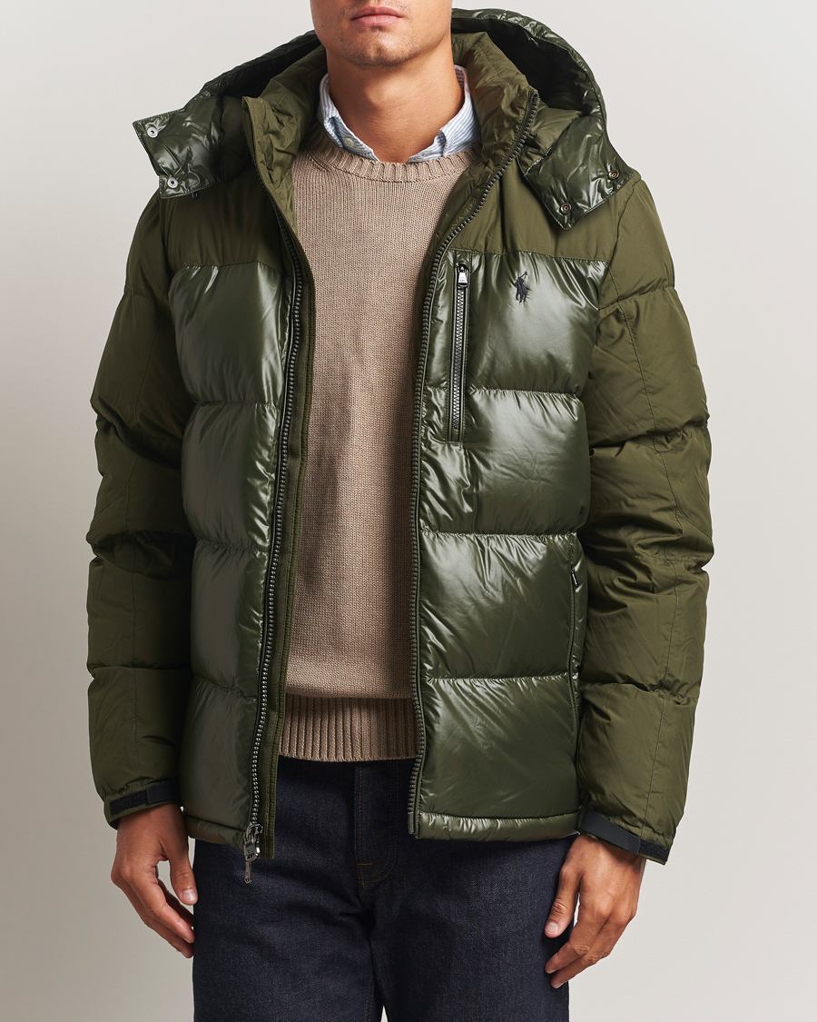 Heren | Jassen | Polo Ralph Lauren | Gorham Mixed Glossy Down Jacket Dark Loden