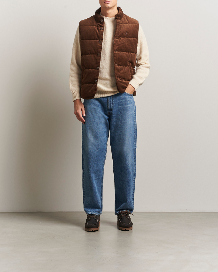 Heren | Gilets | Polo Ralph Lauren | Quilted Corduroy Vest Pale Russet