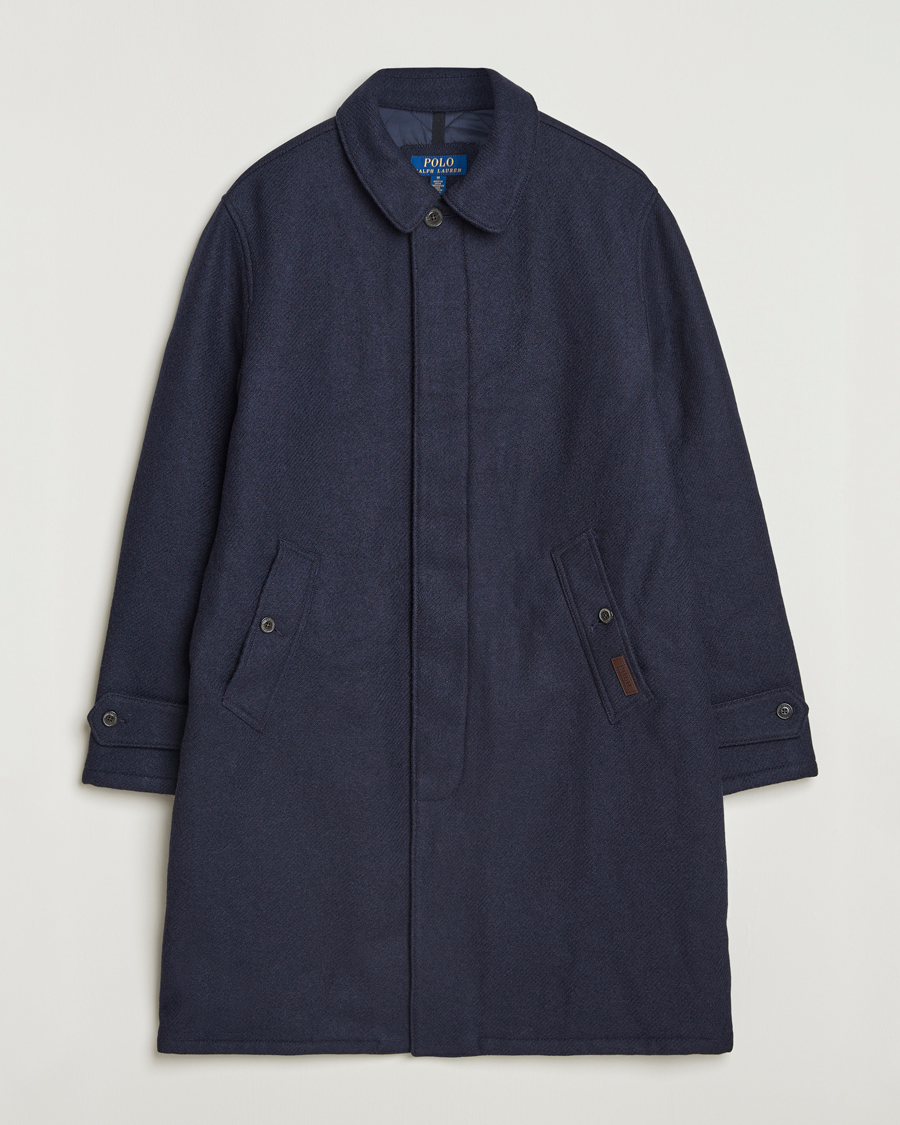 Heren | Jassen | Polo Ralph Lauren | Heritage Twill Wool Coat Collection Navy