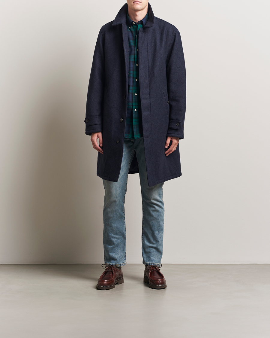 Heren | Jassen | Polo Ralph Lauren | Heritage Twill Wool Coat Collection Navy