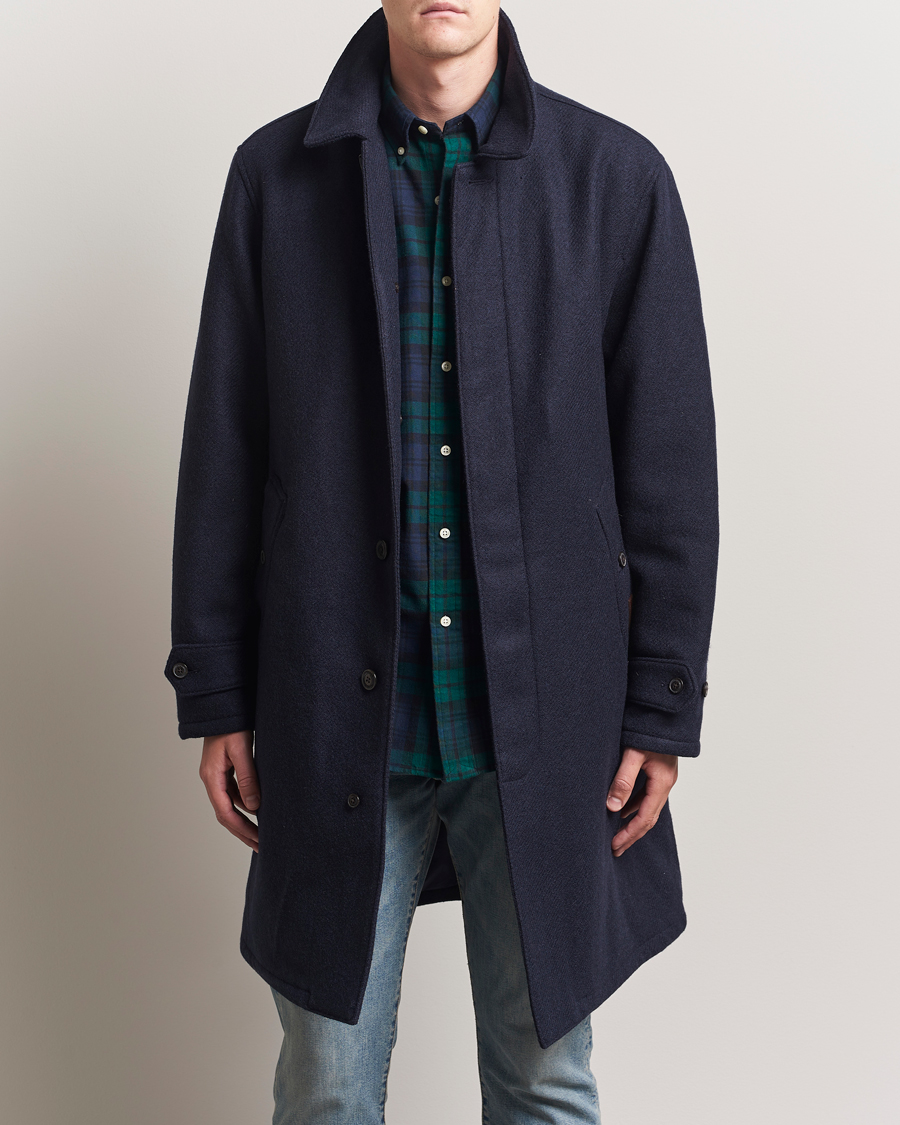 Heren | Jassen | Polo Ralph Lauren | Heritage Twill Wool Coat Collection Navy