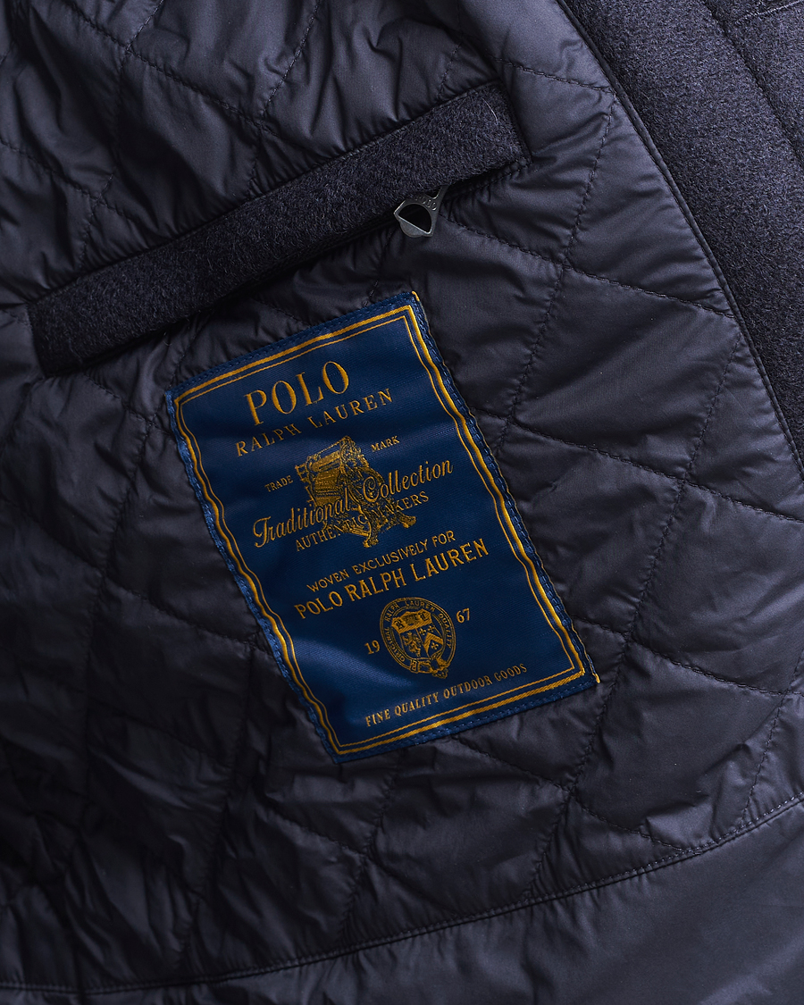 Heren | Jassen | Polo Ralph Lauren | Heritage Twill Wool Coat Collection Navy