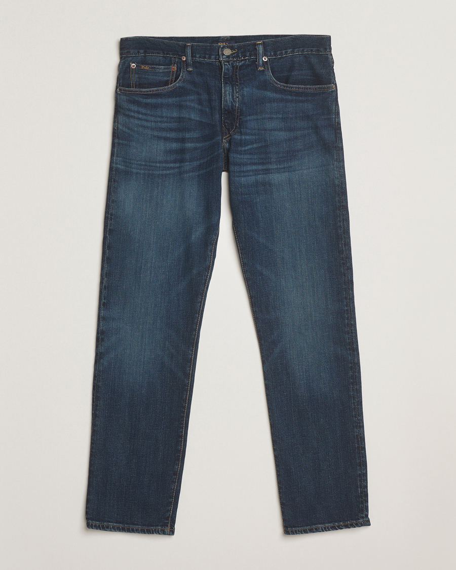 Heren | Jeans | Polo Ralph Lauren | Hampton Rockford Stretch Straight Jeans Mid Blue