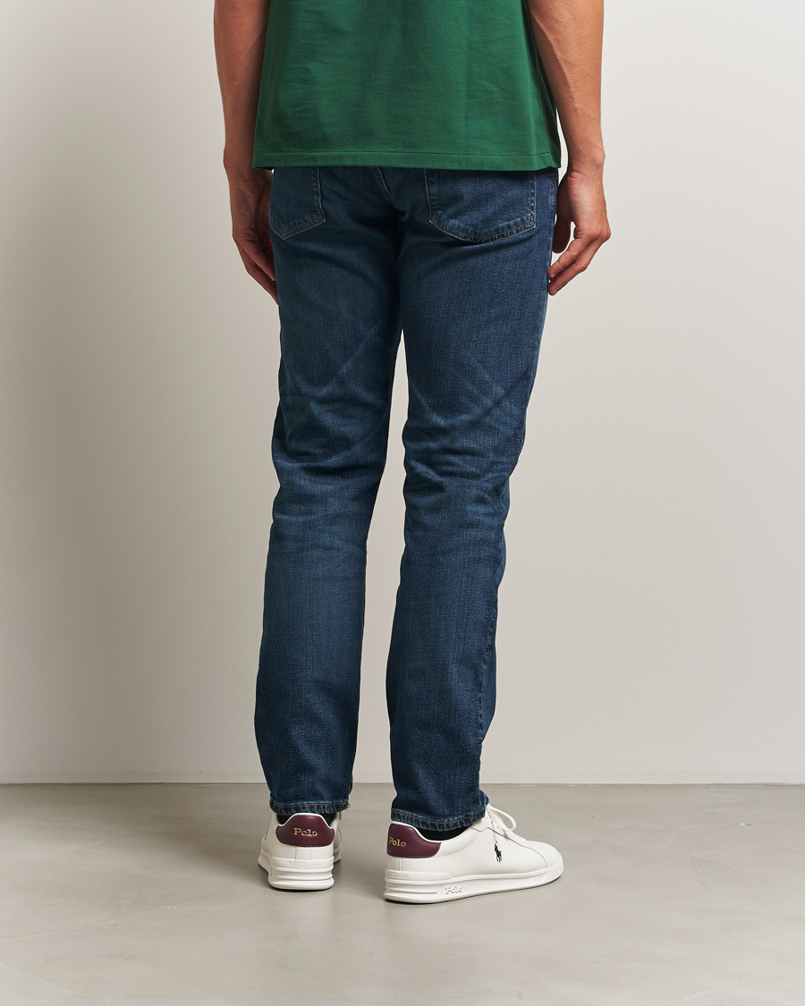Heren | Jeans | Polo Ralph Lauren | Hampton Rockford Stretch Straight Jeans Mid Blue