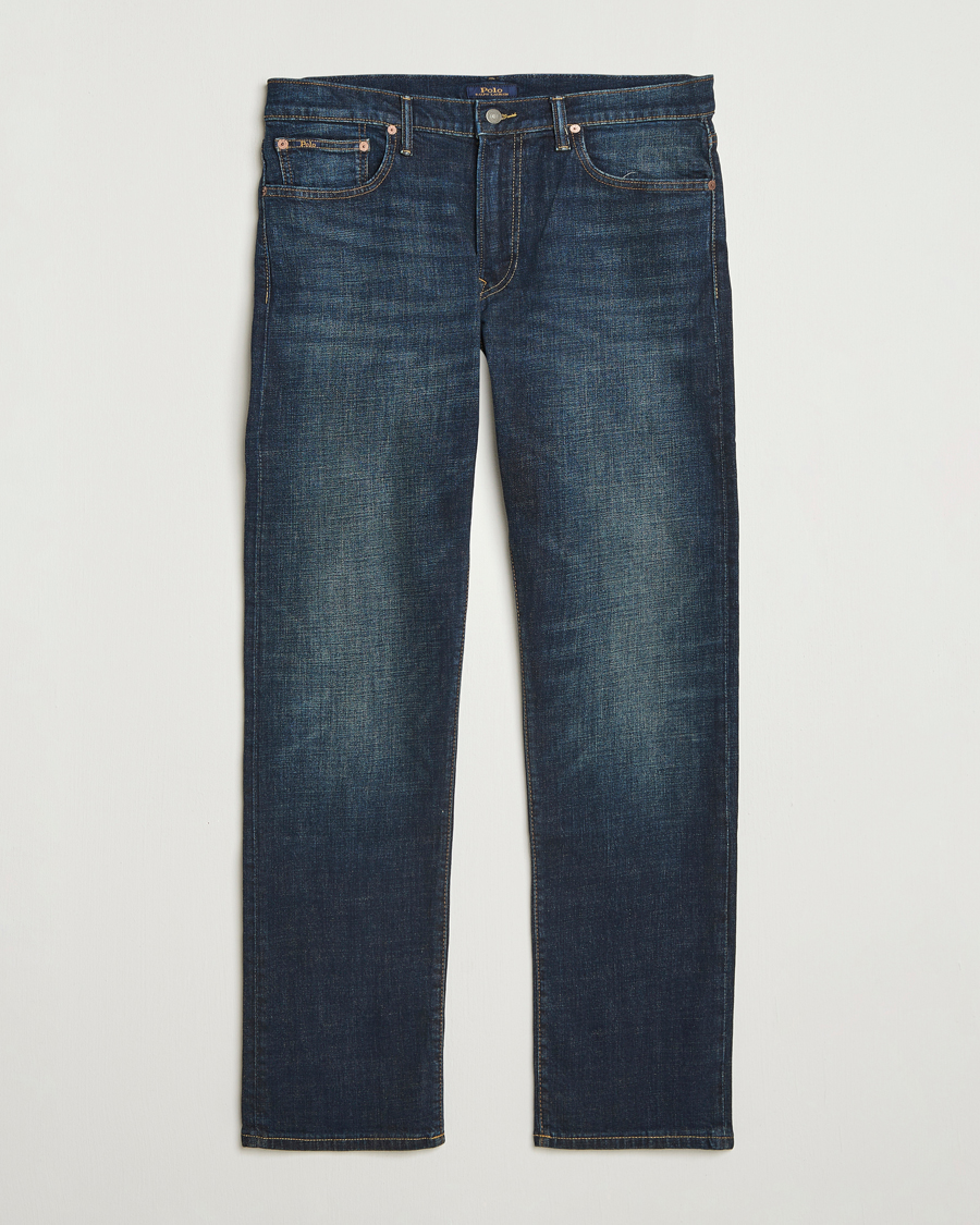 Heren | Jeans | Polo Ralph Lauren | Hampton Murphy Stretch Straight Jeans Dark Blue
