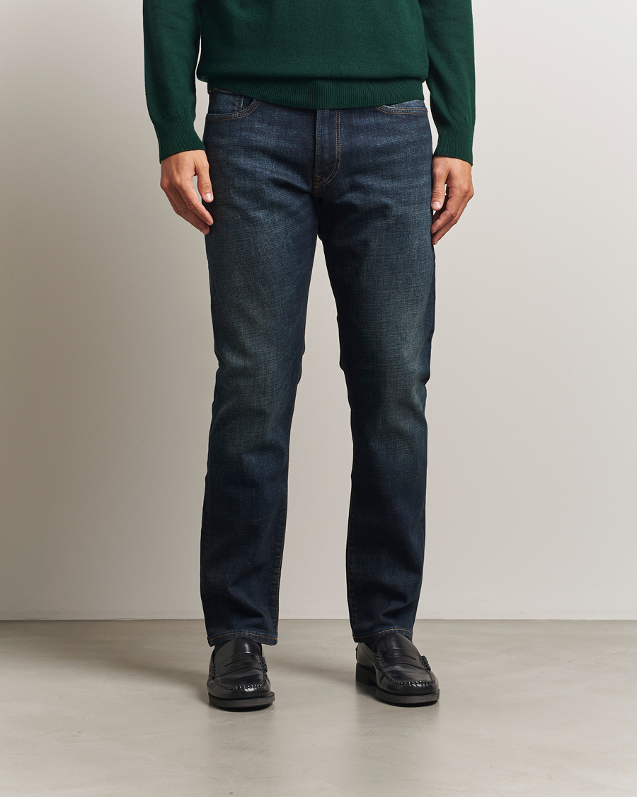 Heren | Jeans | Polo Ralph Lauren | Hampton Murphy Stretch Straight Jeans Dark Blue