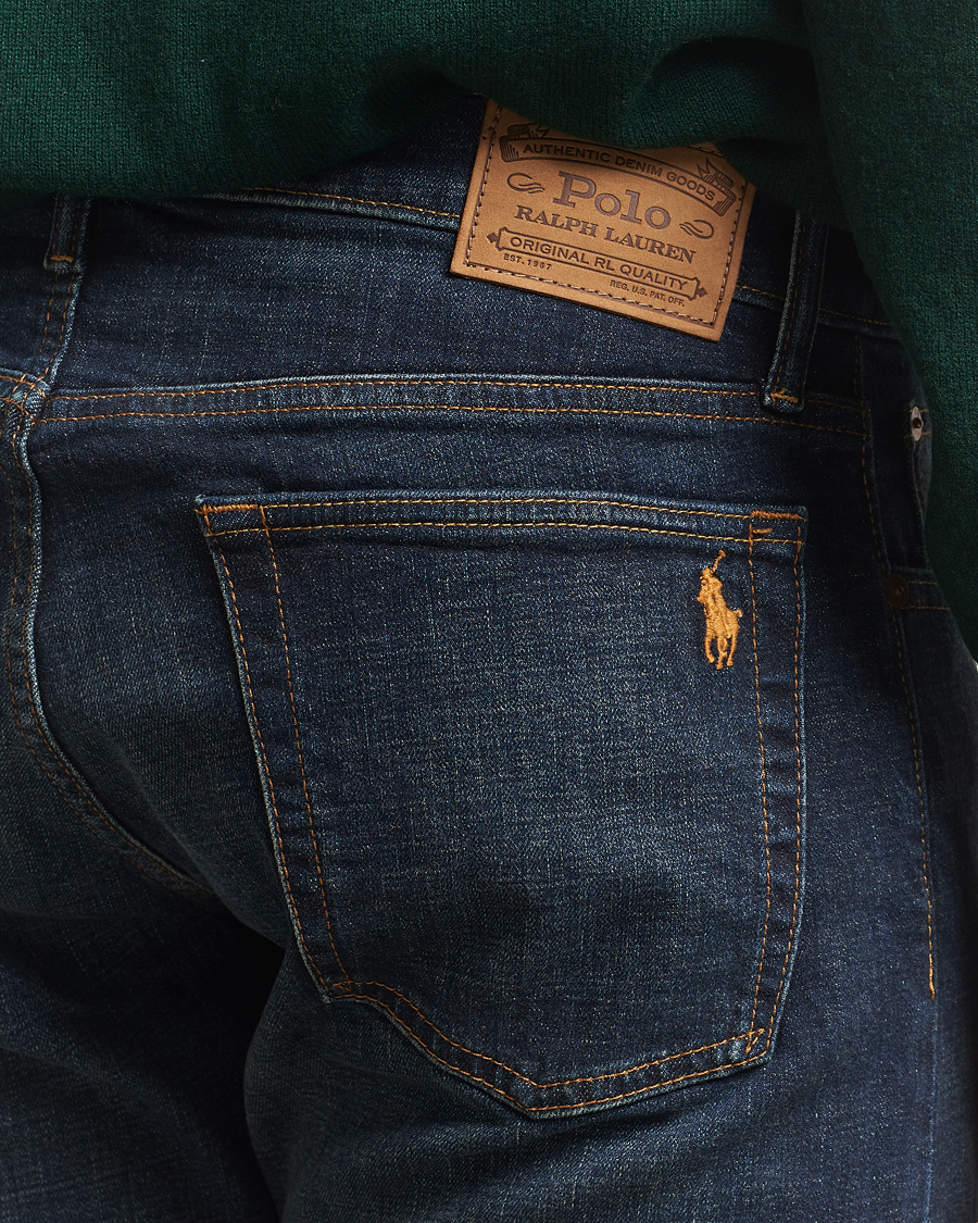 Heren | Jeans | Polo Ralph Lauren | Hampton Murphy Stretch Straight Jeans Dark Blue