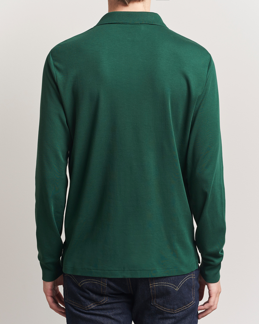 Heren | Polo's | Polo Ralph Lauren | Pima Cotton Custom Slim Fit LS Polo Vintage Pine