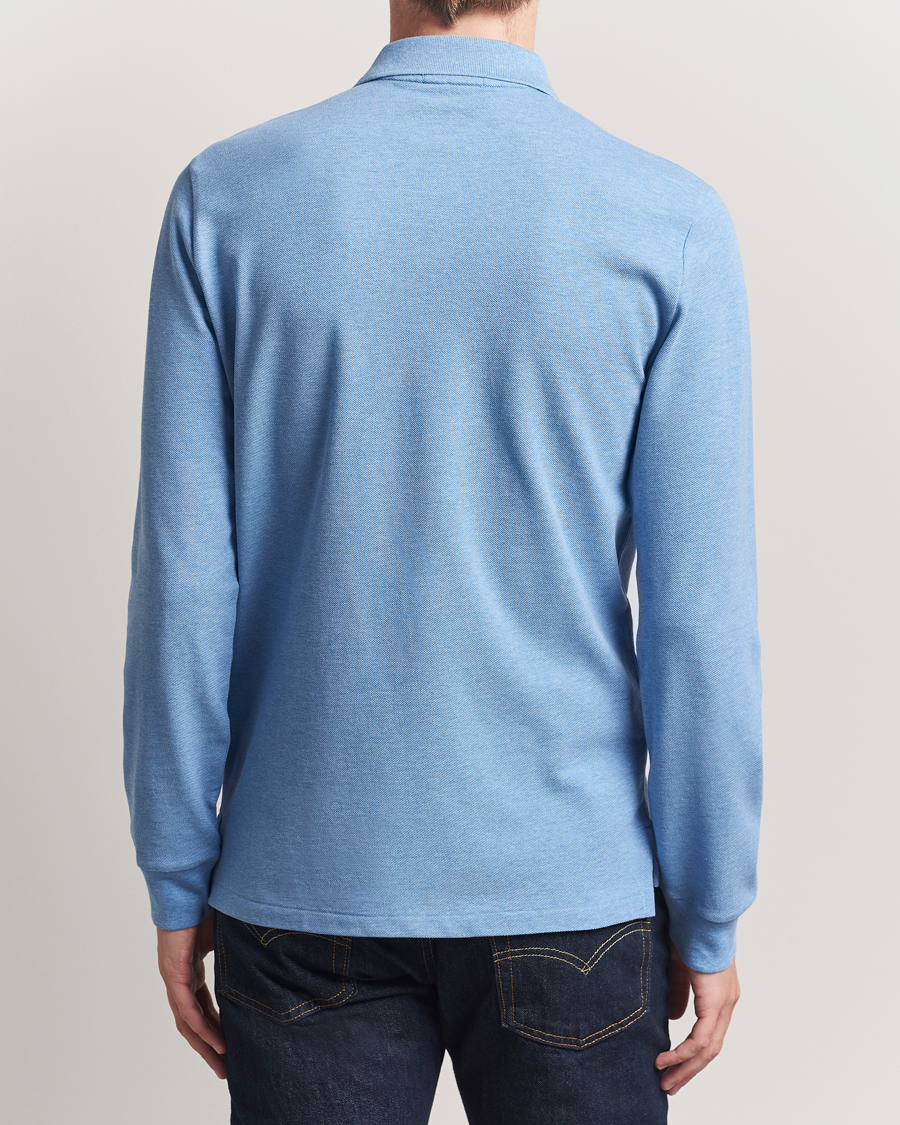 Heren | Polo's | Polo Ralph Lauren | Custom Slim Fit Long Sleeve Polo Soft Royal Heather