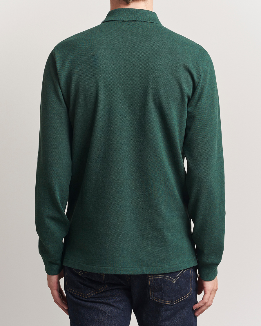 Heren | Polo's | Polo Ralph Lauren | Custom Slim Fit Long Sleeve Polo Scotch Pine Heather