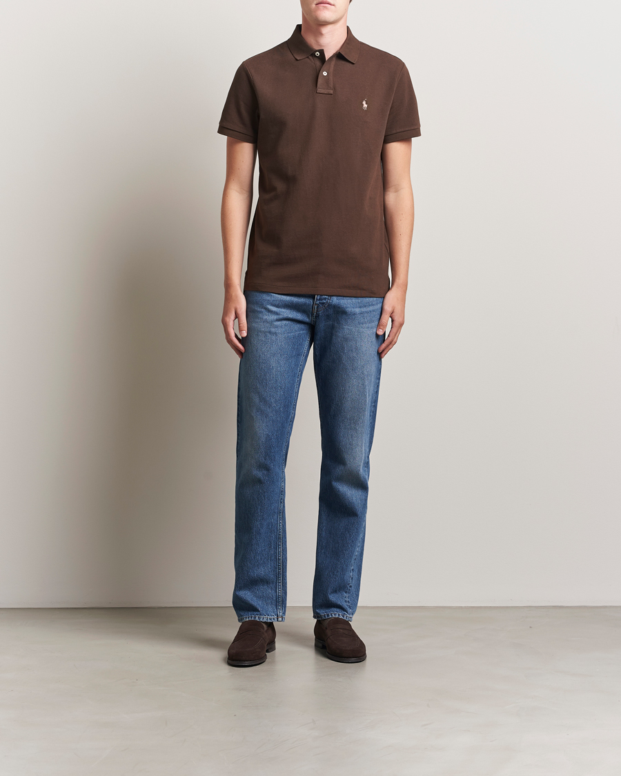 Heren | Polo's | Polo Ralph Lauren | Custom Slim Fit Polo Nutmeg Brown