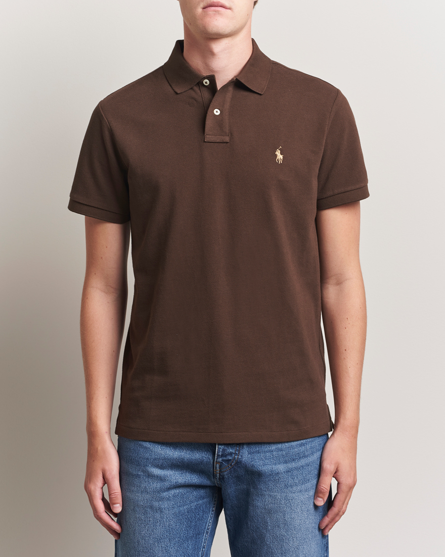Heren | Polo's | Polo Ralph Lauren | Custom Slim Fit Polo Nutmeg Brown