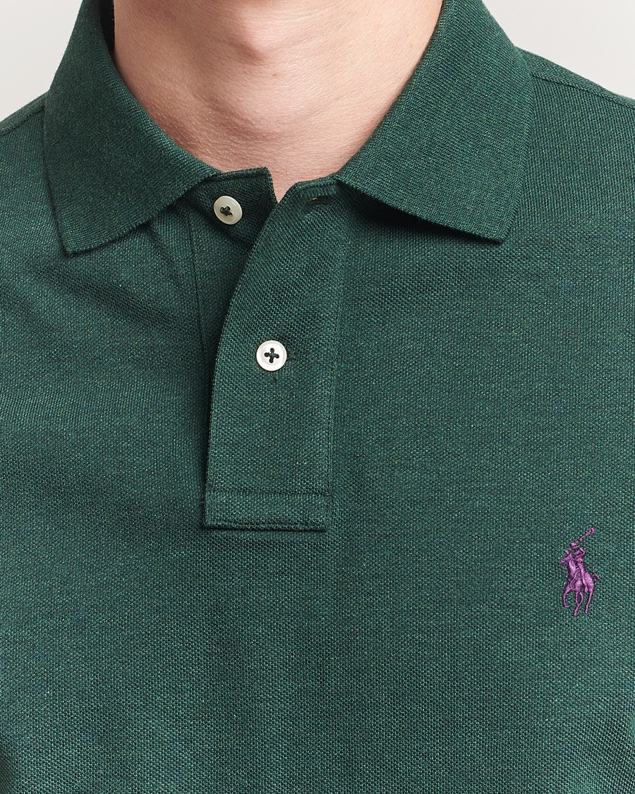 Heren | Polo's | Polo Ralph Lauren | Custom Slim Fit Polo Scotch Pine Heather